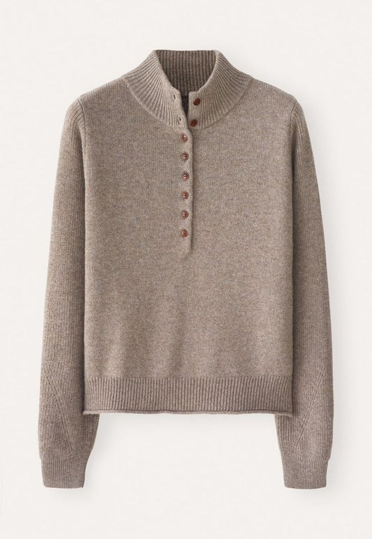 Acht-Knopf-Pullover
